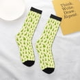 thumbnail image 4 of Goofa Green Pears1 Pattern Children's Crew Socks, Kids' Daily Wear and Sports Socks, Breathable Socks, Sports Socks, Moisture-Wicking Socks for Children, 4 of 6