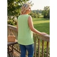 thumbnail image 3 of Oryer Womens Plus Size Tank Tops Loose Fit Tunic Blouses Sleeveless Tops, 3 of 7