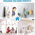 thumbnail image 3 of Ganchos con ventosa, paquete de 4, ganchos de ducha con ventosa de plástico transparente resistente al agua con ganchos para azulejos de ducha, cocina, baño, ventana de vidrio de lufa, 3 of 4