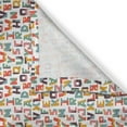 thumbnail image 3 of Ambesonne Alphabet Kitchen Curtains, Cut Style Bi-Color Letters, 55"x24", Multicolor, 3 of 3