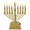 Gold V-Shape, variant on Vintiquewise Wall Mount 9-Branch Hanukkah Menorah with LED Candles Illuminated Display Contemporary Decorative Accent Judaica Centerpiece and Meaningful Gift for Hanukkah Celebrations, Modern Gold