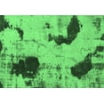 thumbnail image 1 of Ahgly Company Indoor Rectangle Abstract Emerald Green Modern Area Rugs, 5' x 7', 1 of 4
