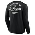 thumbnail image 3 of Men's Black Los Angeles Dodgers Long Ball Long Sleeve T-Shirt, 3 of 3