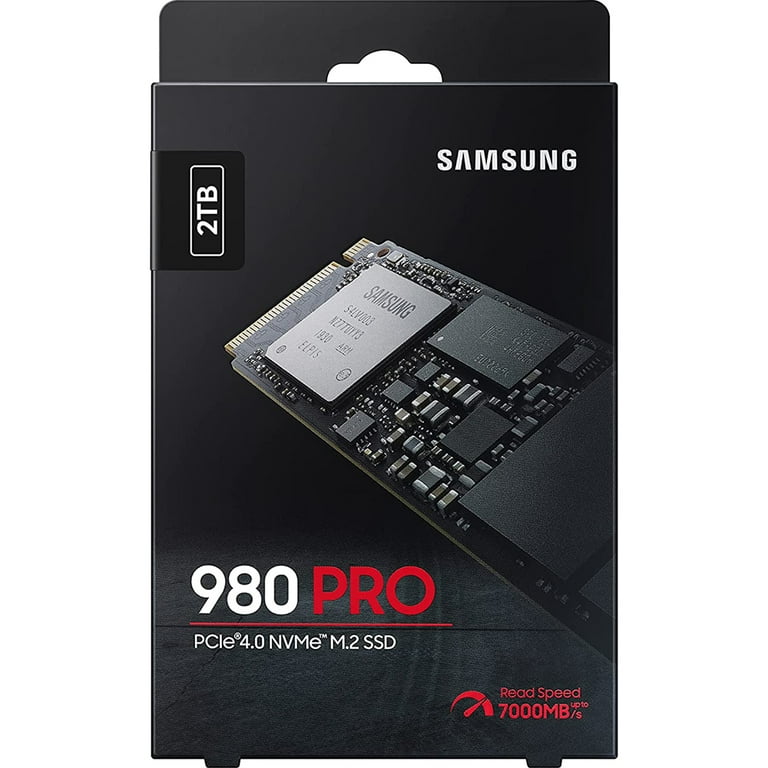 Samsung 980 PRO 2TB M.2 NVMe Gen 4 SSD MZ-V8P2T0B Open Box New