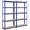 Blue, variant on Alden Design 5 Tier Adjustable Steel Storage Rack, Black