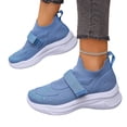 thumbnail image 3 of Willtoo Rhinestone Knit Belt Sneakers for Women, Sparkly Bling Wedding Dressy Chunky Tennis Shoes Fashion Sequin Wedge Sneaker, 3 of 5