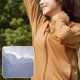 thumbnail image 4 of Men UPF 50+ Sun Protection Lightweight Full Zip Hoodie Jacket Long Sleeve Sun Proof Jacket for Fishing Hiking Outdoor Brown XL, 4 of 4