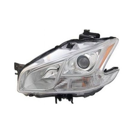 Left Driver Side Headlight Assembly - Compatible with 2009 - 2014 Nissan Maxima 2010 2011 2012 2013
