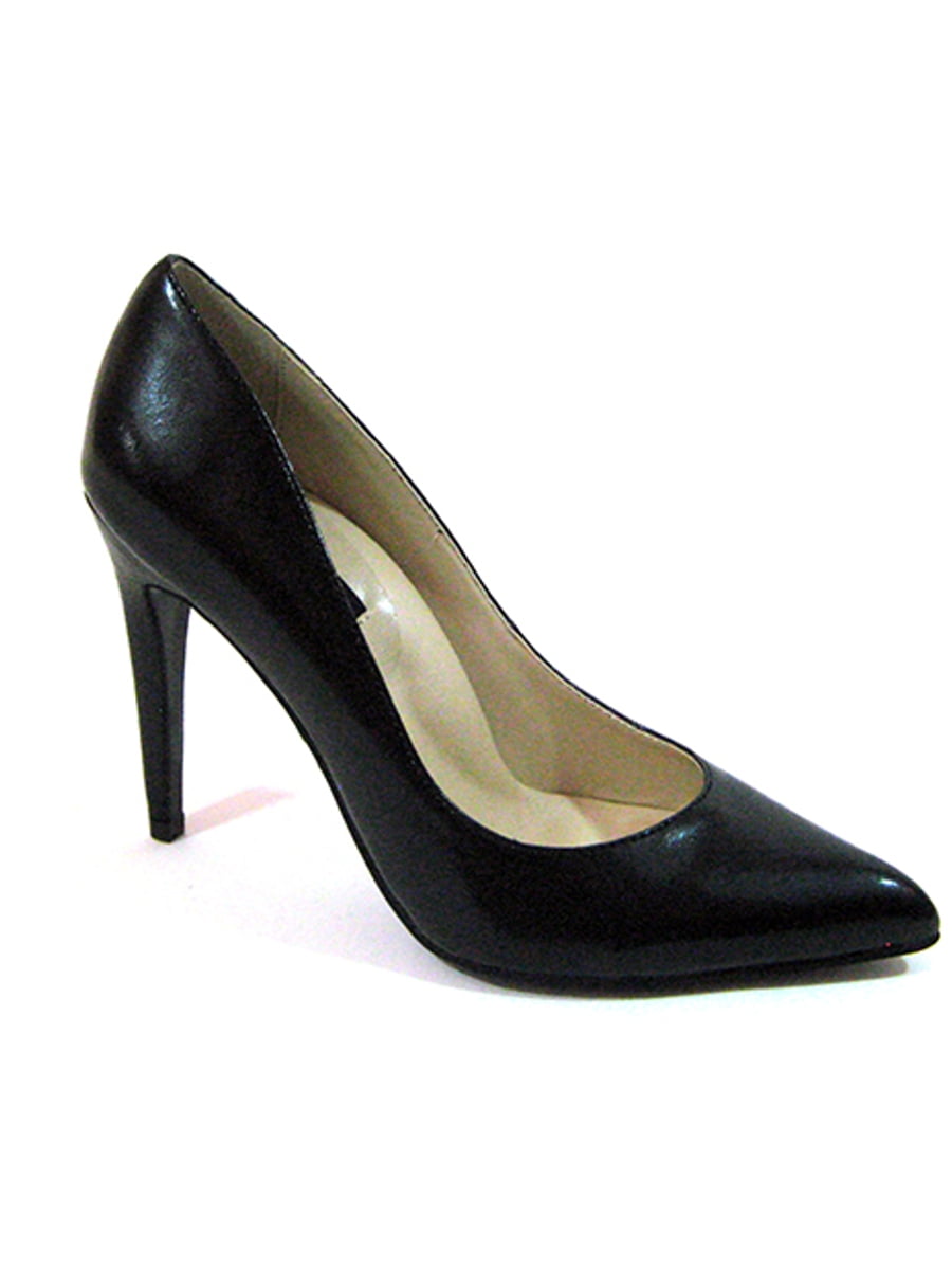 plain black heel