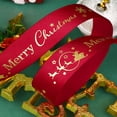 thumbnail image 3 of 5yardsChristmas Ribbon Printed Christmas Polyester Ribbon For Handmade Design Christmas Decoration DIY Cake Bouquet Gift Packing, 3 of 4