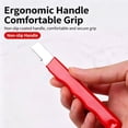 thumbnail image 4 of Handheld Garden Tool Sharpener, Garden Tool Blade Sharpener for Knife, Portable Sharpener with Comfort Grip, Blade Sharpener for Pruning Shears, Loppers, Hedge Clippers & More,Red, 4 of 5