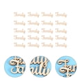 thumbnail image 3 of Hemoton  20 Pcs Family Craft Familywood Chips Holiday Home Decor Baby, 3 of 8