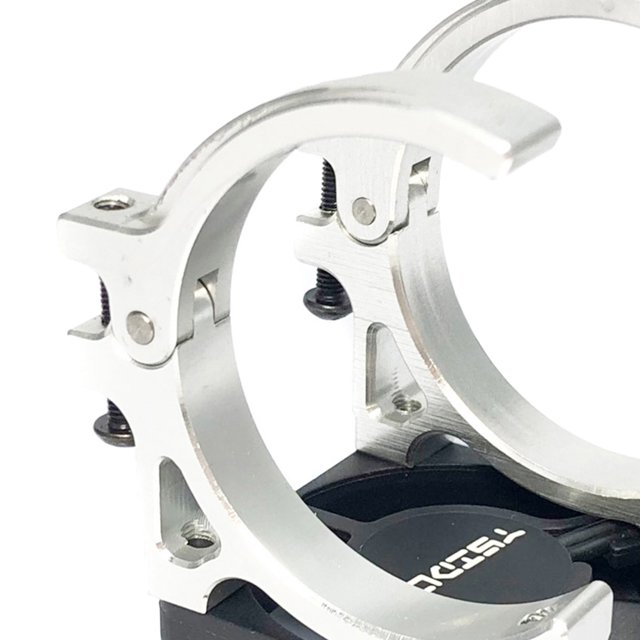 Refrigeración de 16000 RPM con soporte para 1/10 1/8 RC Car 4274 4268 406 Motor (plata) Likrtyny Para estrenar