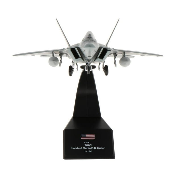 1: 100 modelo en miniatura con soporte de exhibición desmontable juguetes educativos para adu gris2 Yotijar Juguetes de aviones fundidos