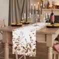 thumbnail image 2 of Table Runners 70 Inches Long Dress Scarves, Orange Brown Eucalyptus Farmhouse Coffee/Dining/Kitchen Table Decor, Holiday Table Runner, Watercolor Spring Weeping Botanical 13x70 Inch, 2 of 9