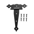thumbnail image 4 of veasfak Hardware T strap Door Hinges Heavy Duty for Outdoor Barn Shutter C, 4 of 8