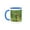 Blue/White, variant on 3drose, Florida, Everglades Np, Green Heron Bird - Us10 Rti0058 - Rob Tilley, 11oz Two-tone Green Mug