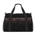 thumbnail image 1 of Fotbe Rose Gold Glitter1 Bolsa de Viaje con Estampado, Bolsa de Fin de Semana para Mujer con Compartimento para Zapatos, Bolsa de Gimnasio con Bolsillo Húmedo, 1 of 7