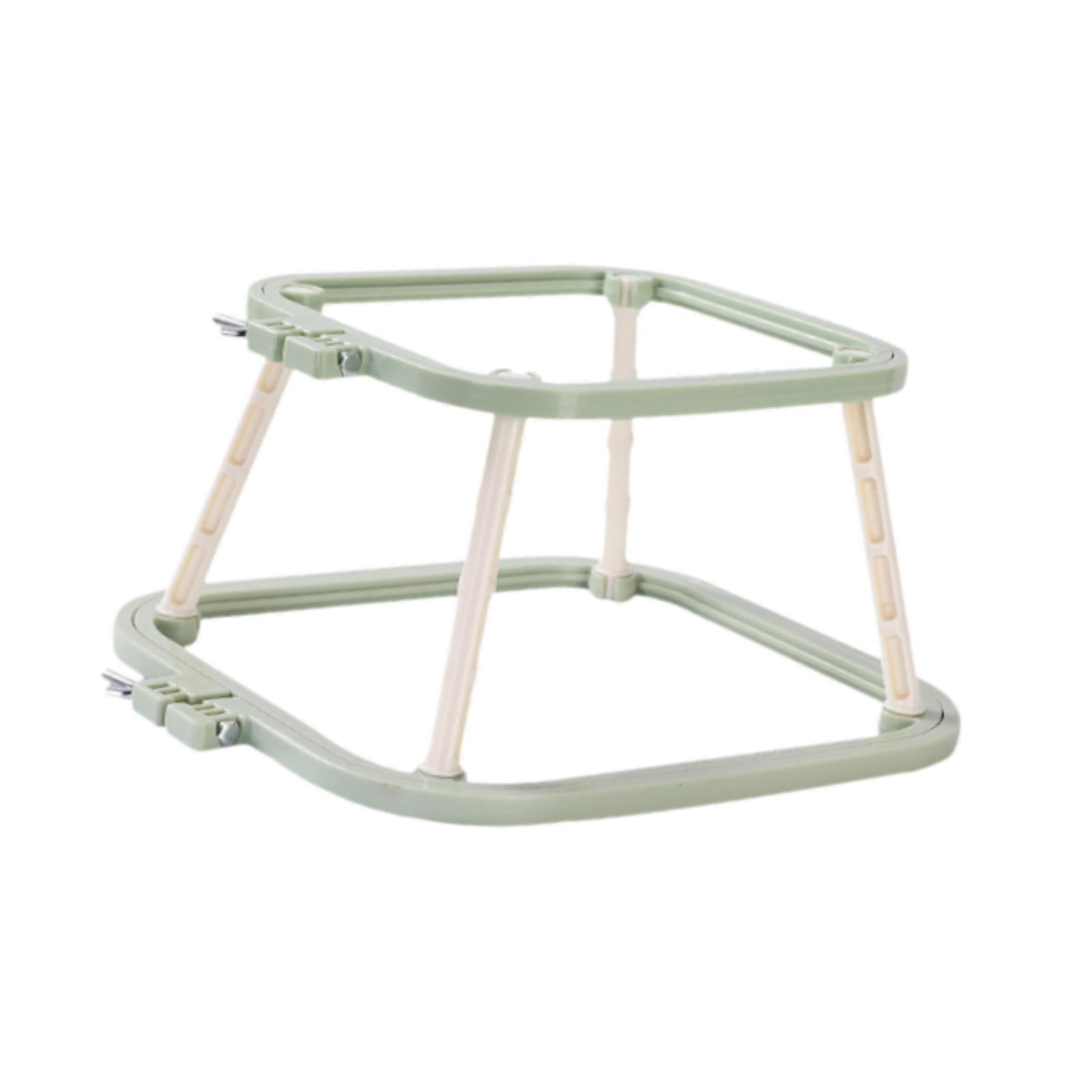 Abbraccia Embroidery Hoop Cross Stitch Rack for Adults Versatile Cross Stitch Hoop Embroidery Frame Holder Stand for Crafts Accessories Green