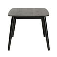 thumbnail image 4 of Baxton Studio Flora Mid-Century Modern Black Finished Wood Dining Table, 4 of 9