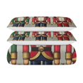 thumbnail image 6 of PRATYUS Nutcrackers 3-Piece Bedding Set Modern Soft Bedroom Decor Easy to Clean for All Seasons, Christmas, New Year - Peach Skin Velvet 87x68in, 6 of 8
