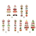 thumbnail image 5 of Christmas Porch Banner, Christmas Door Hanging Wall Hanging, Santa Claus Snowman Stocking Reindeer Door Porch Sign, for Home Front Door Decor, 5 of 5