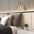 thumbnail image 4 of Aplique de Pared GLOBE Electric 51719 de 1 Luz en Latón Antiguo, 4 of 9