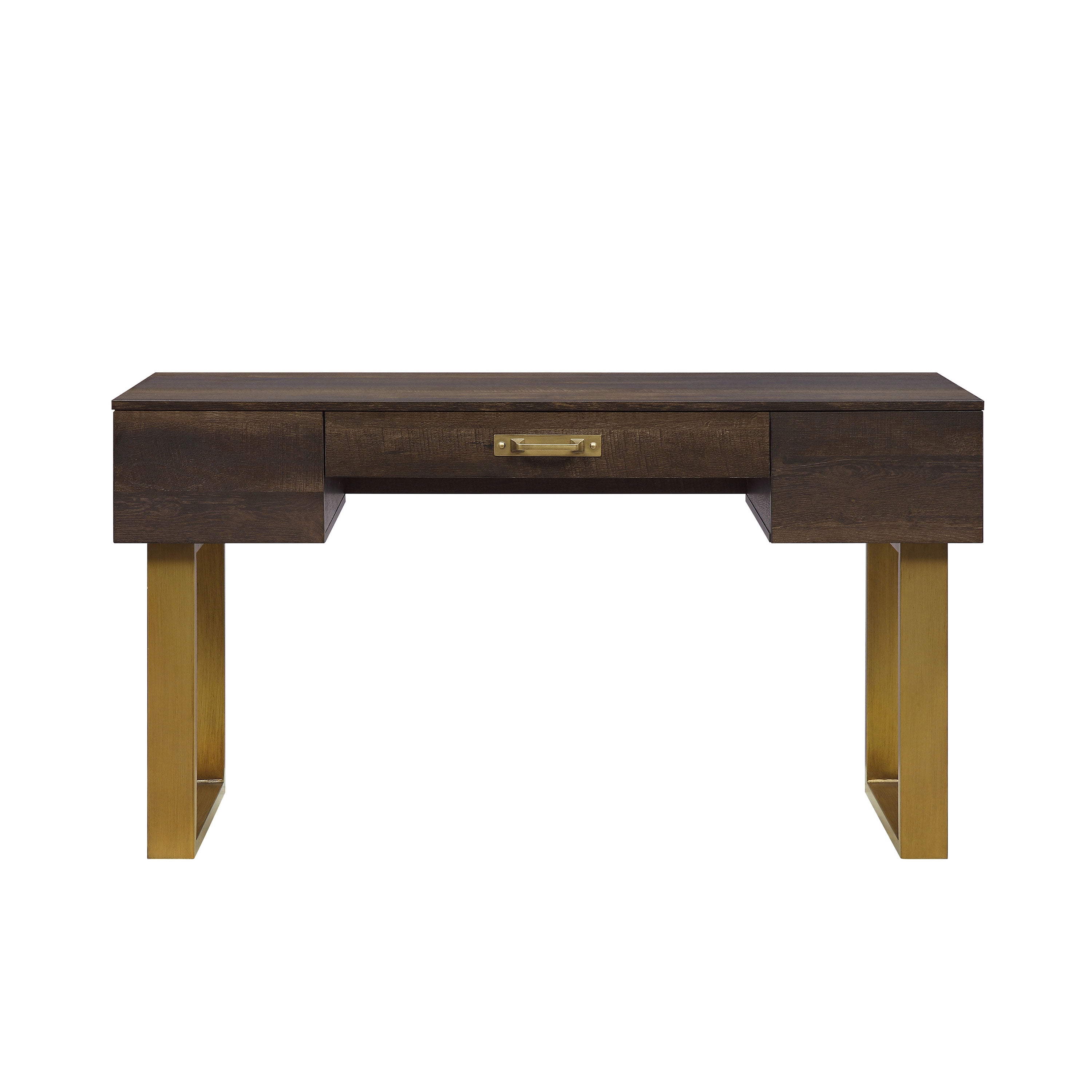 Better Homes Gardens Lana Modern 3 Drawer Writing Desk Toasted Brown Ash Finish