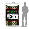 thumbnail image 5 of Cobija Manta Frazada Diseño de Viva México Fiestas Patrias Ultra Suave y Ligera, 5 of 5