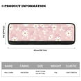 thumbnail image 4 of Yuyamidu Pink Daisy Refrigerator Door Handle Cover for Kitchen Appliance Handle Covers for Oven Dishwasher Cabinet 4pcs Home Kitchen Appliance Door Handle Decoration, 4 of 7