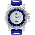 thumbnail image 2 of Techno Pave Hip Hop Inspired Mens Bling-ed Out Watch - 52mm Case Size - Quartz Movement (7758 / Blue), 2 of 4