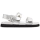 thumbnail image 5 of Sandalia Steve Madden Mona de Cuero Plata con Suela Plana, 5 of 7