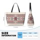thumbnail image 4 of Easygdp Fashion Tatreez1 Bolsa de Viaje de Playa de Gran Capacidad, Bolsa Tote Perfecta para la Playa, Escapadas de Fin de Semana y Viajes, 4 of 7