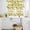 Yellow, variant on Yellow Lemons Kitchen Curtains Sets for Windows 24 Inch Length, Summer Fruits Leaves Botanical Black Rod Pocket Window Treatments Tier Curtains and Valances Set for Bedroom/Bathroom