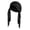 Black, variant on Pre Tied Bandana Turban Beanie Cap for Women Chemo Head Scarf Sleep Hair Cover Hat Lightweight Slouchy Hat (1PC)