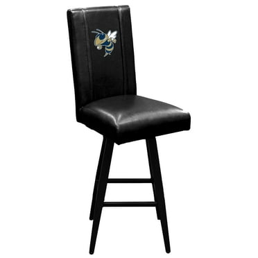 Black Georgia Tech Yellow Jackets Team Logo Swivel Bar Stool 2000