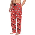 thumbnail image 5 of FREEAMG Men Game Handle Pajama Pants - Comfortable Men's Pajama Bottoms with Pockets, Sleepwear or Lounge Pants for Men#1, 5 of 7