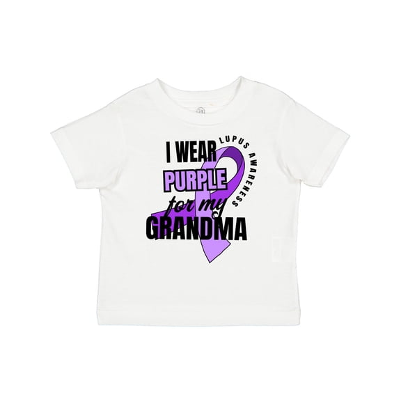 Inktastic I Wear Purple for My Grandma Lupus Awareness Boys or Girls Toddler T-Shirt