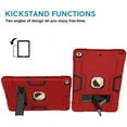 thumbnail image 3 of SOATUTO Case for New iPad 9th Generation iPad 8th Generation iPad 7th Generation Built-in Kickstand Dual Layer Shockproof Kids Friendly Case for Apple iPad 10.2 inch 2021/2020/2019 - Red+Black, 3 of 6