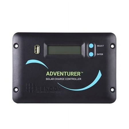 UPC: 0816360026396 | Renogy 30A 12V/24V PWM Solar Charge Controller with LCD Display Flush Mount Design Negative Ground  Compatible with Sealed  Gel  Flooded and Lithium Batteries  Adventurer 30A