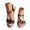 Black, variant on Owl Platform Dressy Sandals for Women 2025 Boho Rhinestones Open Toe Wedge Mid Heel Dress Sandals