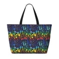 thumbnail image 2 of Easygdp Magical Mushrooms and Flowers Bolsa de Viaje de Playa de Gran Capacidad, Bolsa Tote Perfecta para la Playa, Escapadas de Fin de Semana y Viajes, 2 of 7