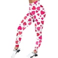 thumbnail image 4 of Tosmy Leggings For Women Valentine's Day Womens Print Tights Leggings Control Yoga Sport Leggings High Waist Leggings Yoga Pants For Women, 4 of 5