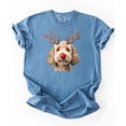 thumbnail image 4 of Goldendoodle Christmas Reindeer Unisex Shirt Doodle Dog Owner Festive Holiday Graphic Tee Blue Jean Shirt Adult Small, 4 of 4
