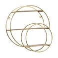 thumbnail image 4 of Abbracc Hanging Shelf Cosmetic Display Rack Decorative Wall Mounted Wall Storage Box Round 3 Tiers, 4 of 9