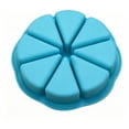 thumbnail image 2 of Silicone Cake Pan, 8-Cavity Nonstick Baking Mold for Scones, Pizza Slices, Brownies, Cornbread, Muffins, Soap, Triangular Shape, 2 of 6