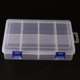 thumbnail image 2 of Caja de almacenamiento organizador de joyería Macarena Estuche transparente de plástico, 2 of 8