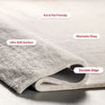 thumbnail image 3 of nuLOOM Loni SuperiorWash Solid Machine Washable Shag Area Rug, 8' x 10', Loni Off-white, 3 of 14