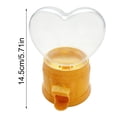 thumbnail image 3 of 2026 New Heart Shaped Candy Dispenser - Valentine Candy Dispenser Machine, Small Gumball Machine for Party Favors, Teacher Gifts, and Valentine's Day Exchange Treats, 3 of 5