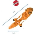 thumbnail image 5 of SPOT Mini Skinneeez Extreme Quilted Chipmunk Stuffing Free Plush Tug Dog Toy, 5 of 5